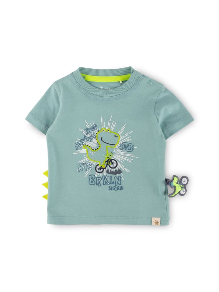 Sigikid T-Shirt Sporty Dino in Hellblau günstig kaufen