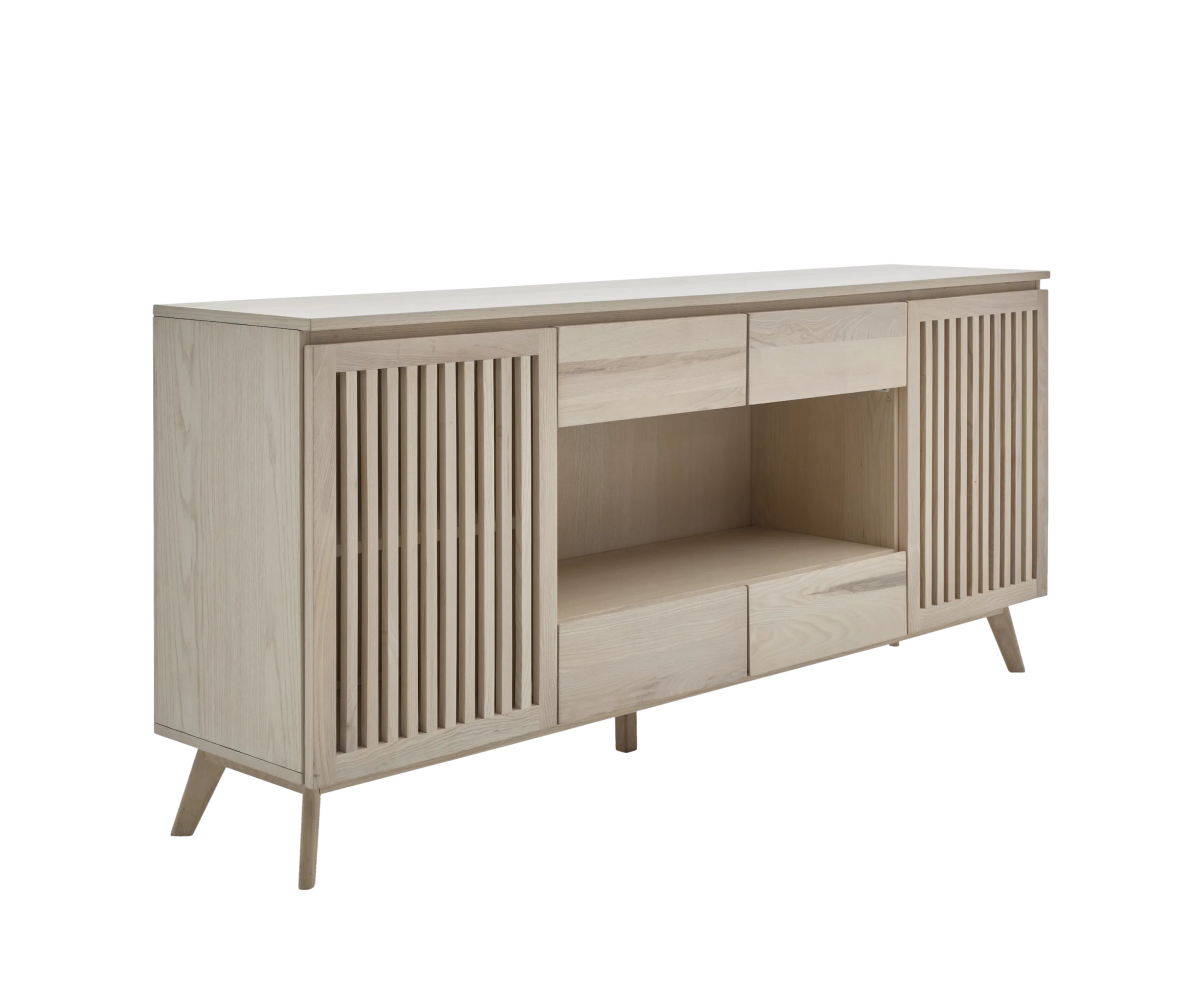 Roomio Sideboard No. 2000 Esche 180 x 80 cm