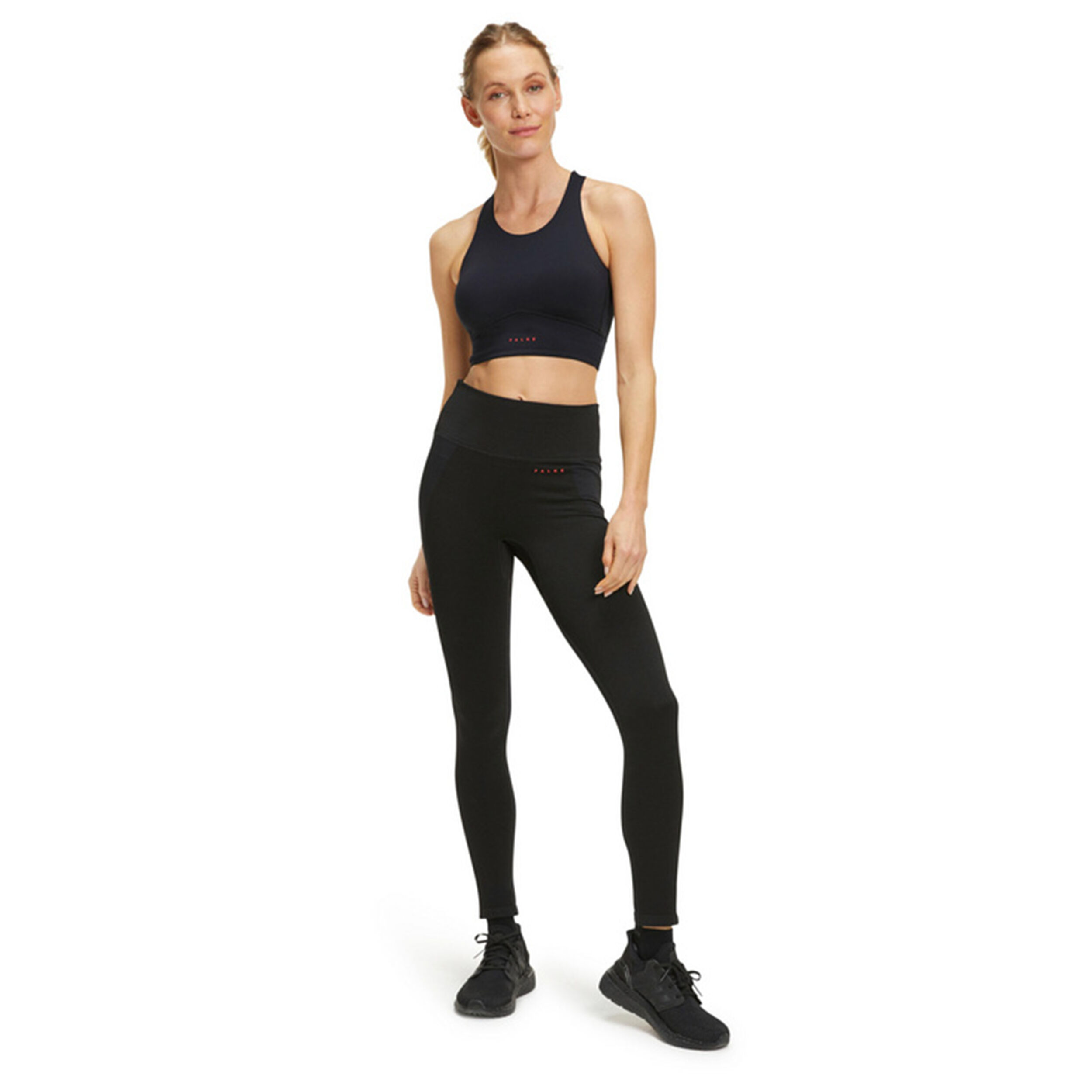 Core Sports Racer Sport-BH Damen - Schwarz