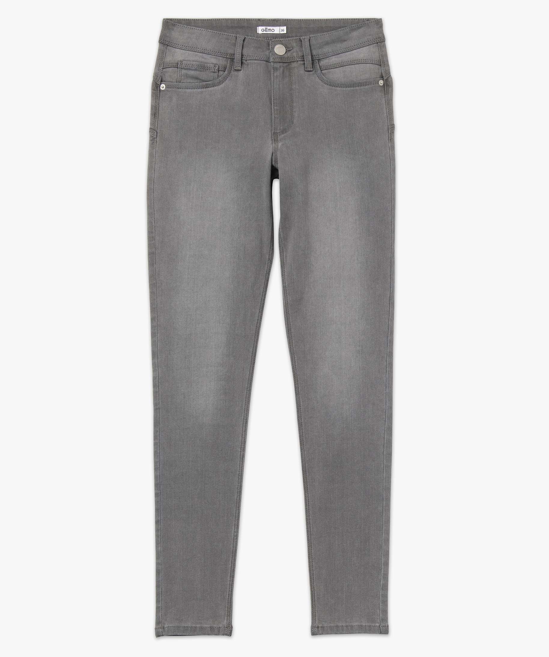 Jegging femme taille haute grey | GEMO