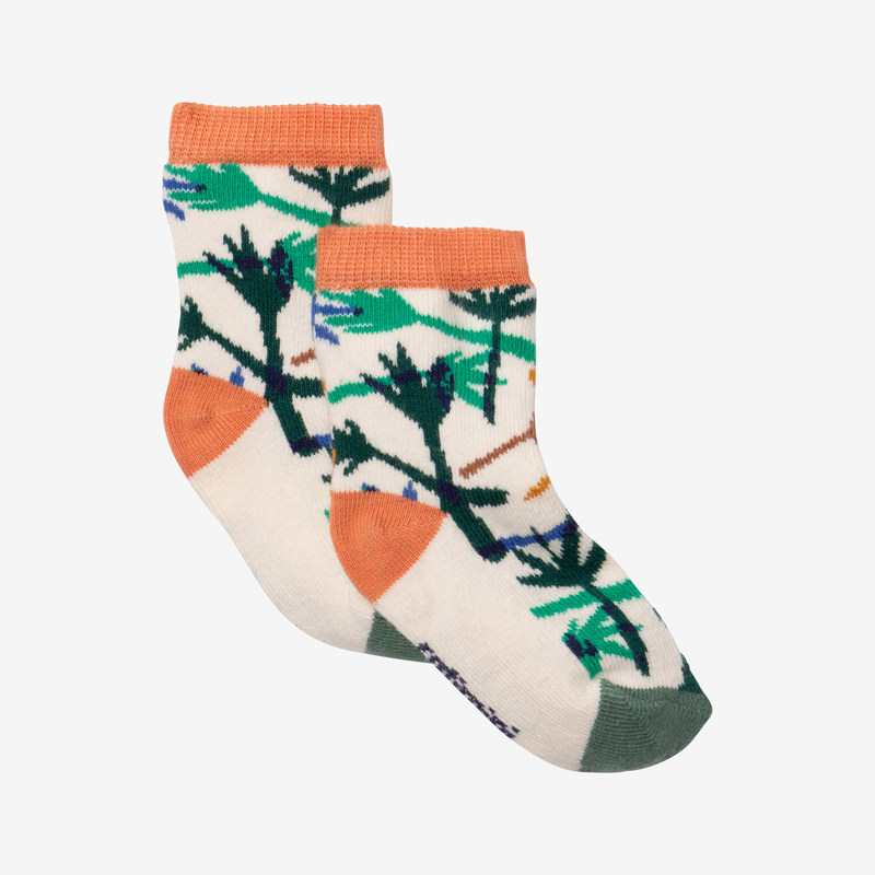 Chaussettes bébé garçon camo palmes jaunes Catimini