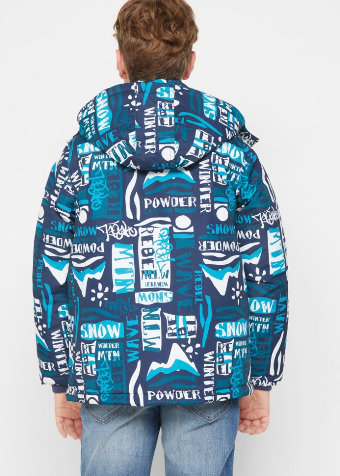 Jungen Skijacke, bunt