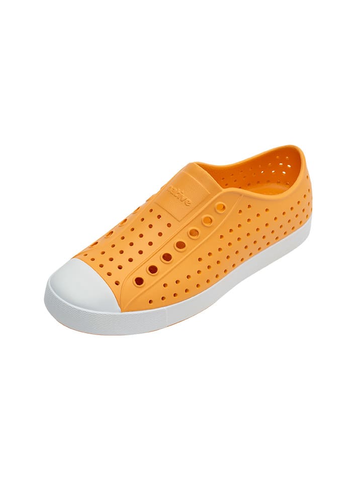 Native Slipper in Orange/ Weiß günstig kaufen