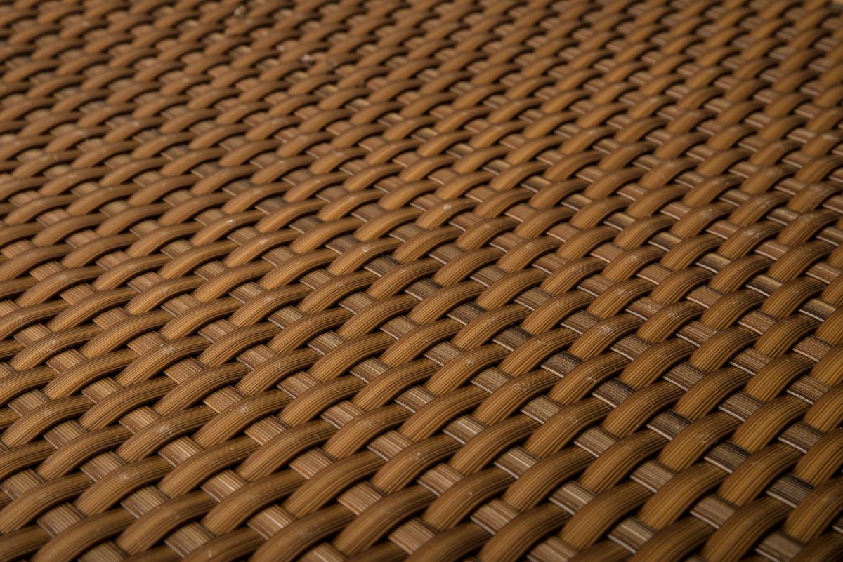 Progresja Polyrattan Balkonichtschutz mit Metallösen - Honig 0,9m x 5m
