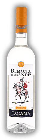 Tacama Demonio de los Andes Albilla Tacama Demonio de los Andes Albilla Ein Premium Pisco mit wunderbarer Balance und Sanftheit. 0,7	 Liter - Vol 40%