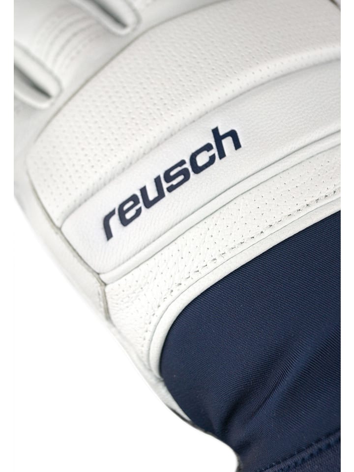 Reusch Fingerhandschuhe Alexis Pinturault in 1027 white/dress blue günstig kaufen