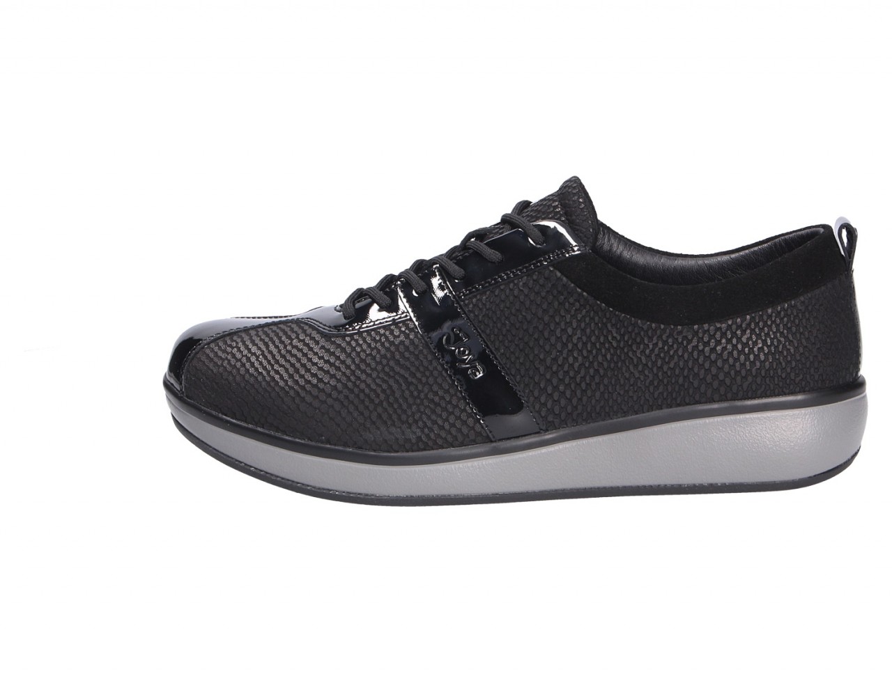 JOYA Freizeit Schnürer schwarz Damen Schnürschuhe