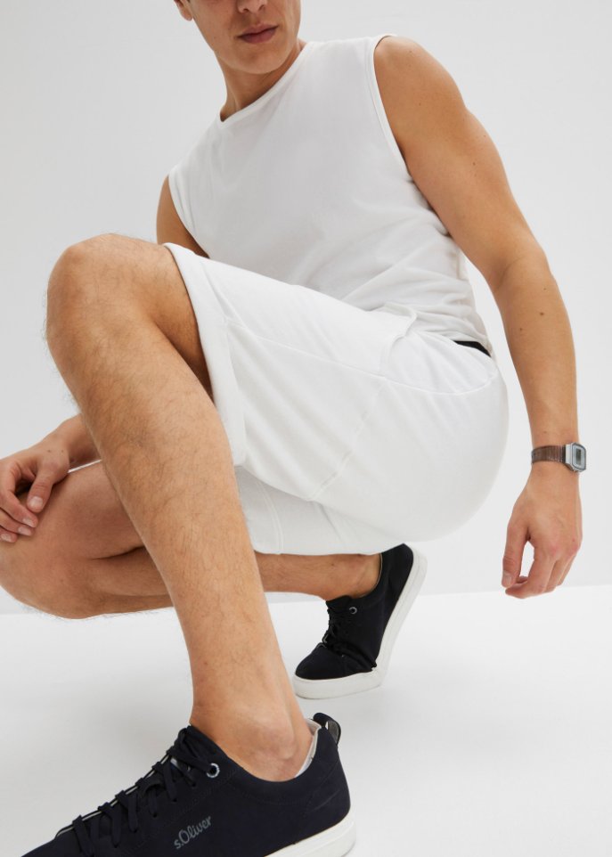 Sweat-Long-Shorts mit reyceltem Polyester