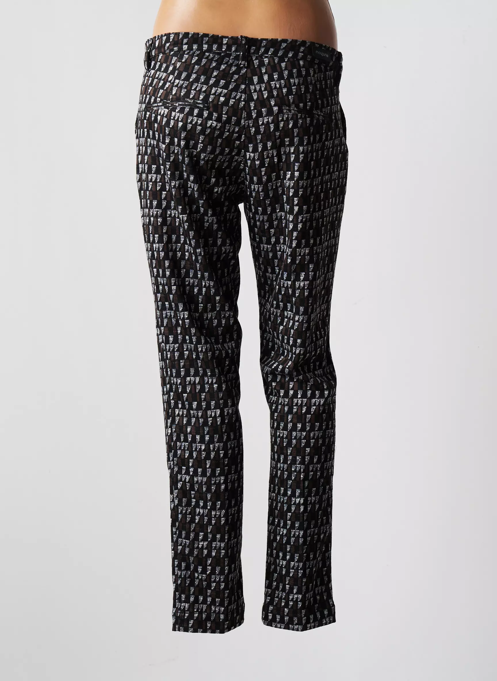 Mayjune Pantalons Chino Femme couleur noir
