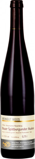 2018 SPÄTBURGUNDER ROTWEIN AUSLESE edelsüß - Weingut Mees
