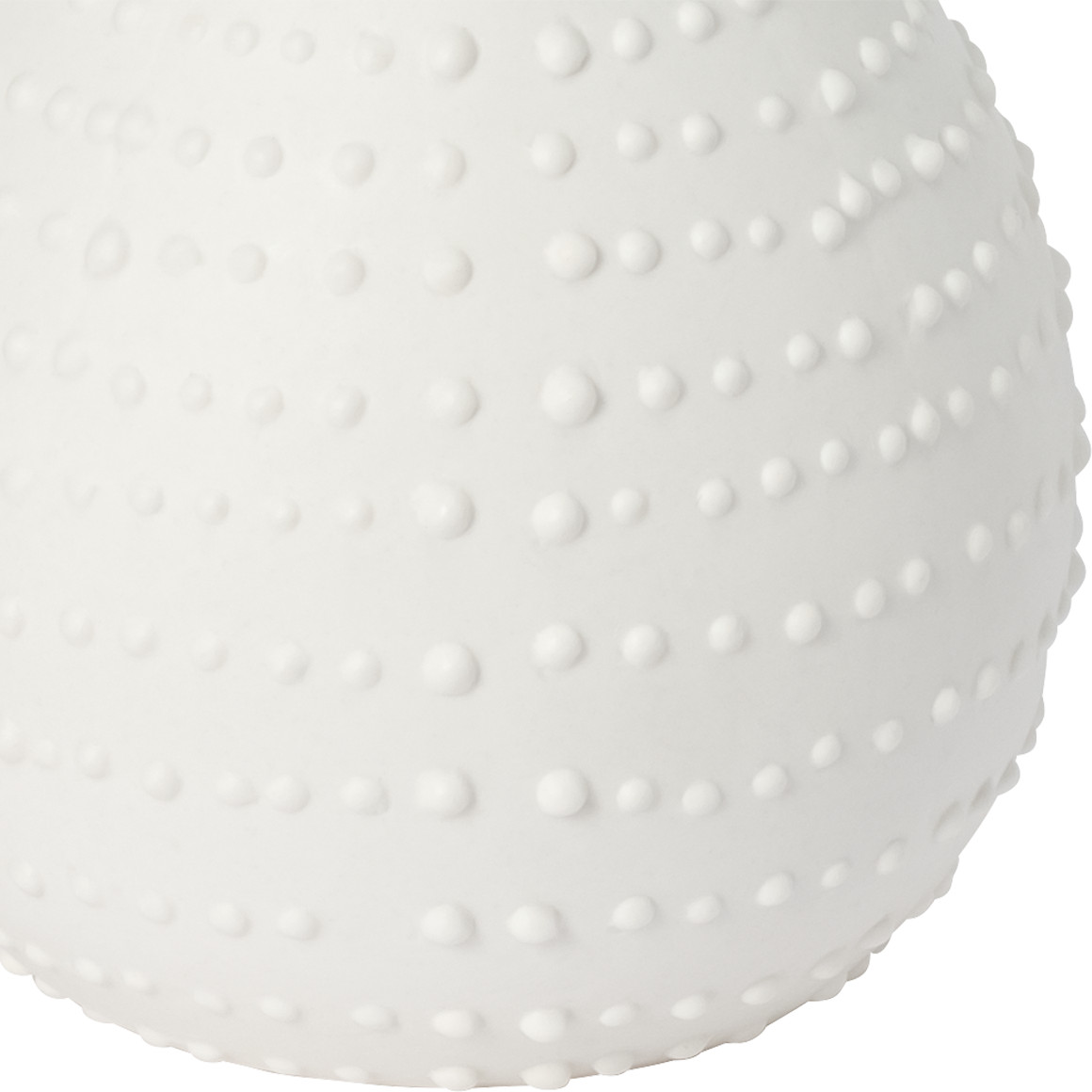 Kleine längliche Vase mit Noppenstruktur