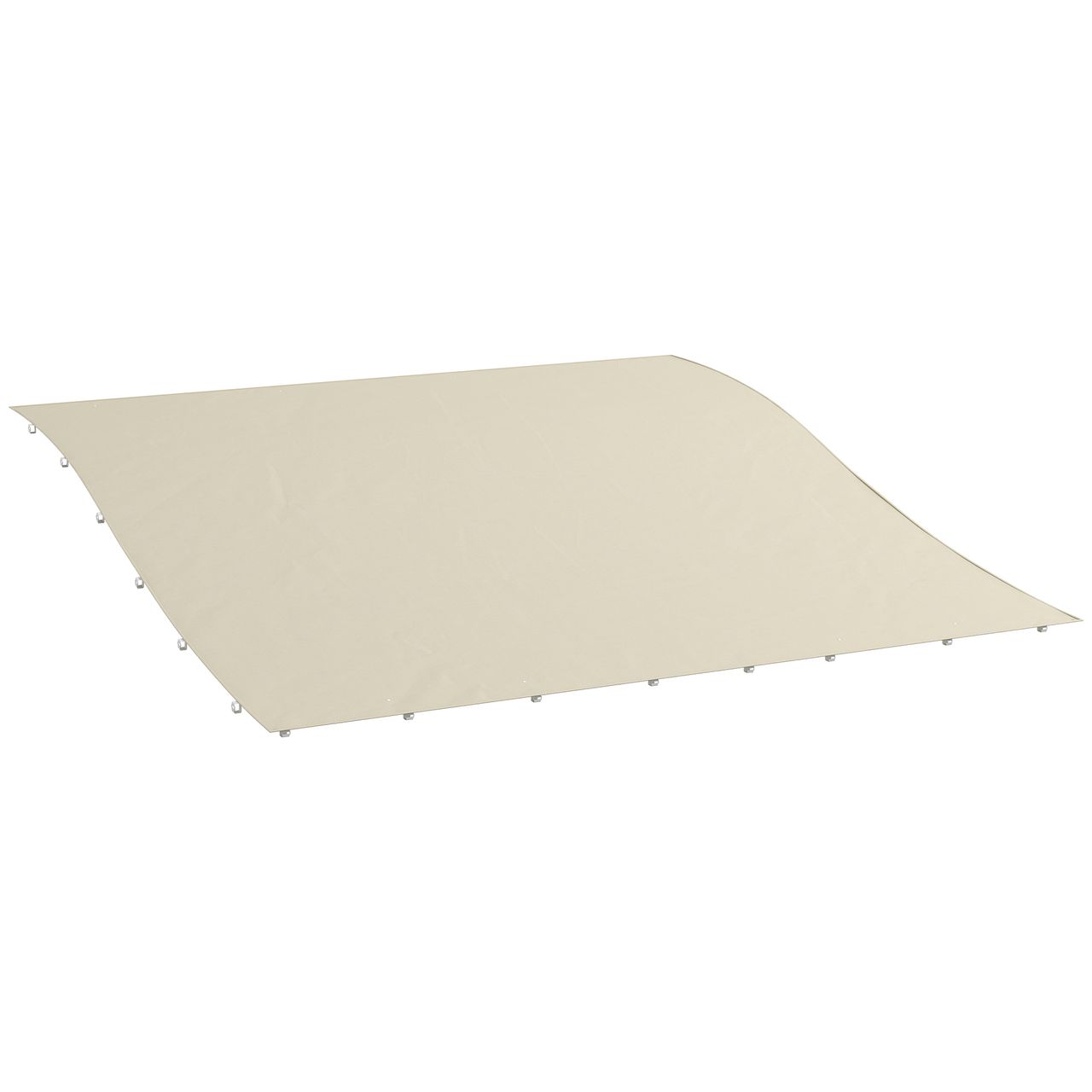 Outsunny Ersatzdach für Pergola 297x243cm Sonnensegel für 3x 2,5m Pavillon Beige