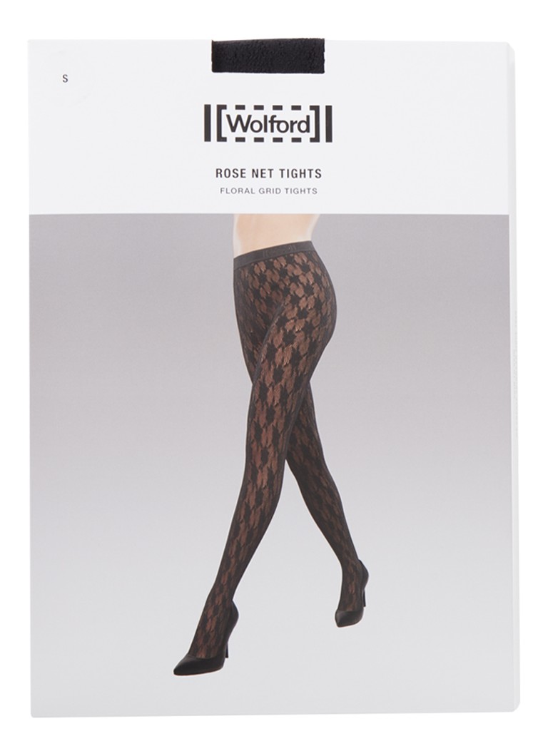 Wolford Rose virágmintás halhálós harisnya