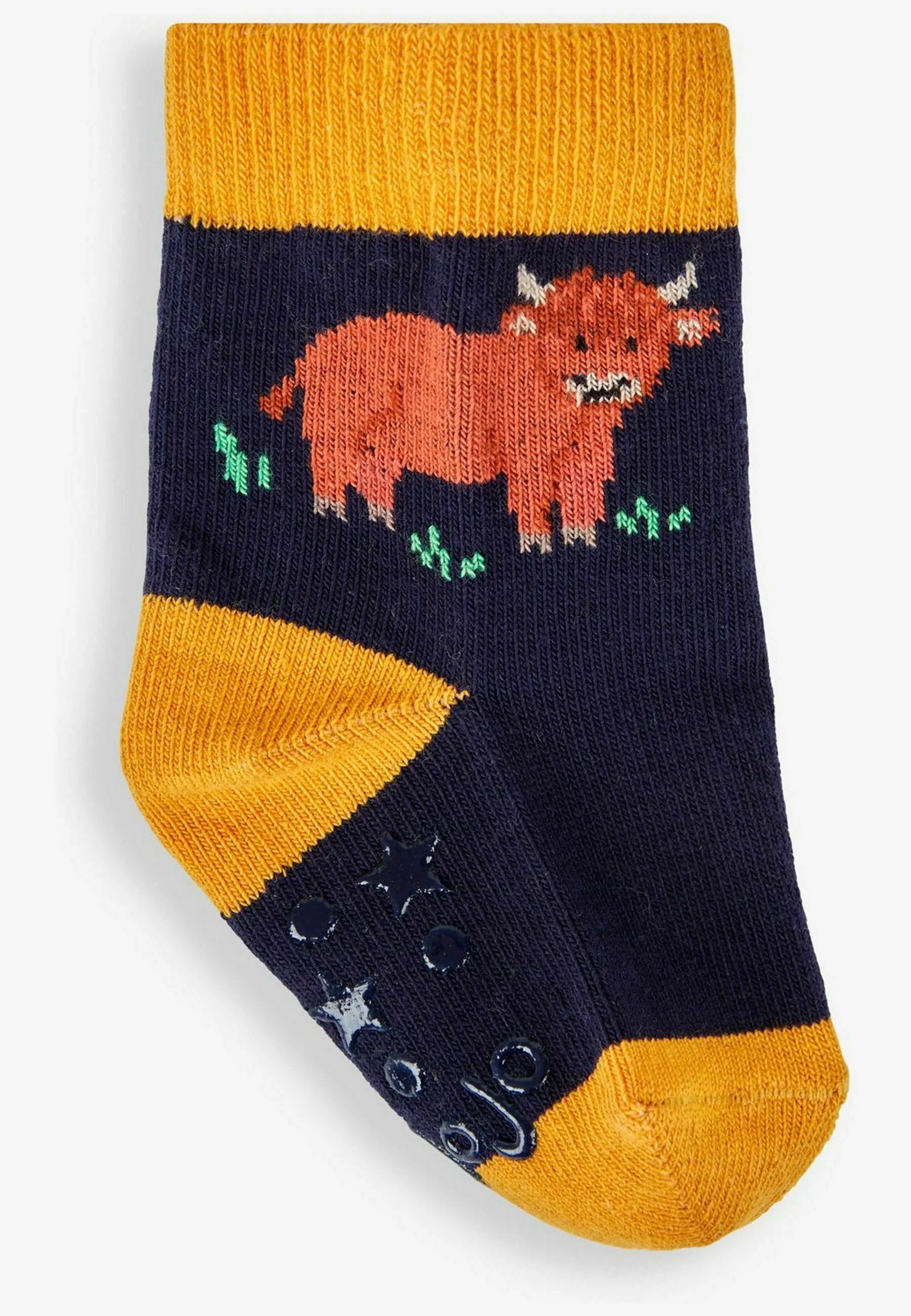 JoJo Maman Bébé HIGHLAND COW 3-PACK - Calcetines