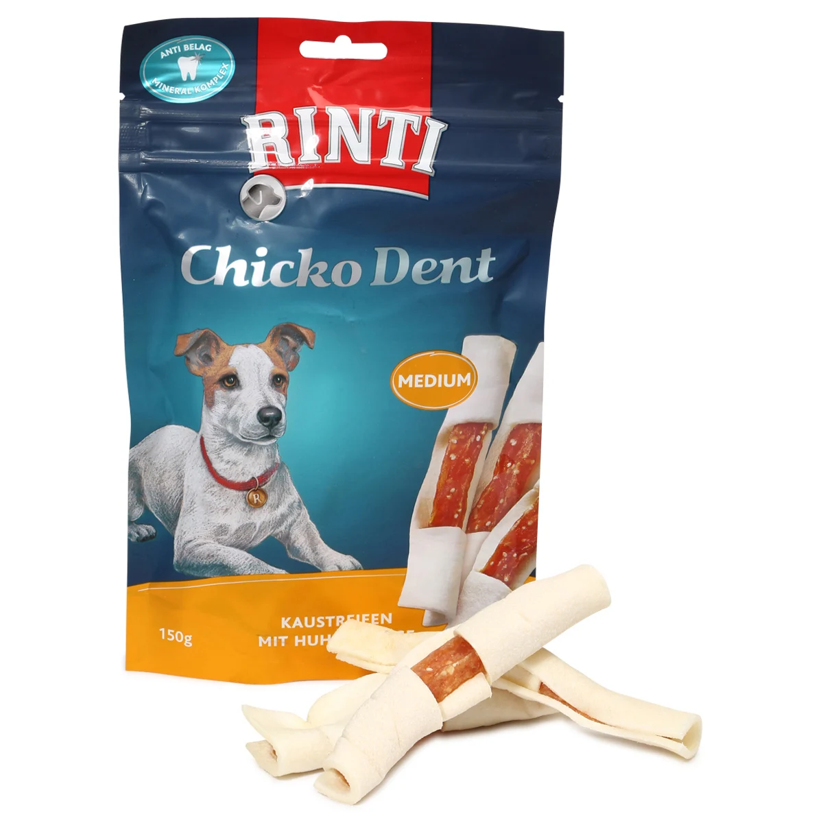 Rinti Hundesnack Chicko Dent Huhn MEDIUM kaufen bei ZooRoyal