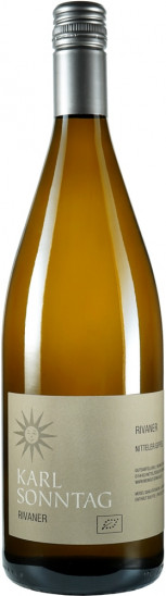 2020 Rivaner Nitteler Gipfel halbtrocken Bio 1,0 L - Weingut Karl Sonntag