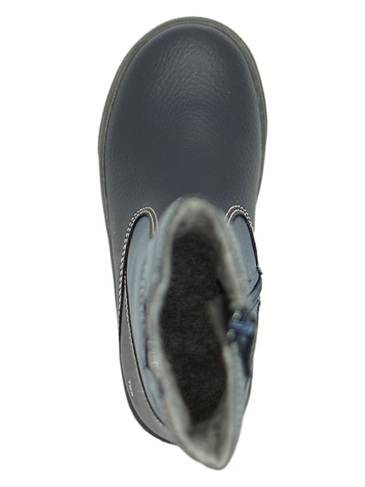 lamino Leder-Boots in Dunkelblau günstig kaufen