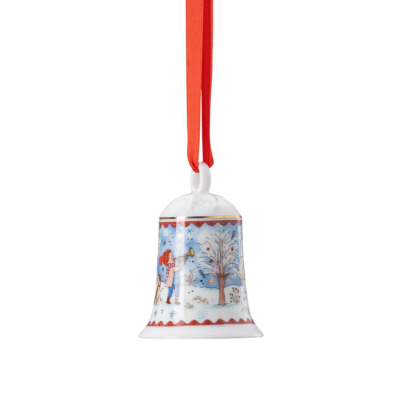 Hutschenreuther Christbaumschmuck Porzellanglocke Weihnachtsglocke 22 Porzellanglocke