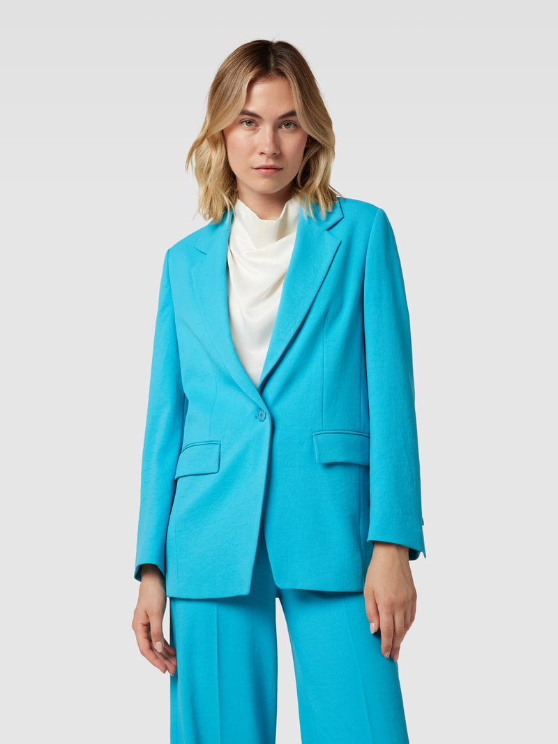 Blazer mit Reverskragen Modell 'GLENDALE' in ozean blau