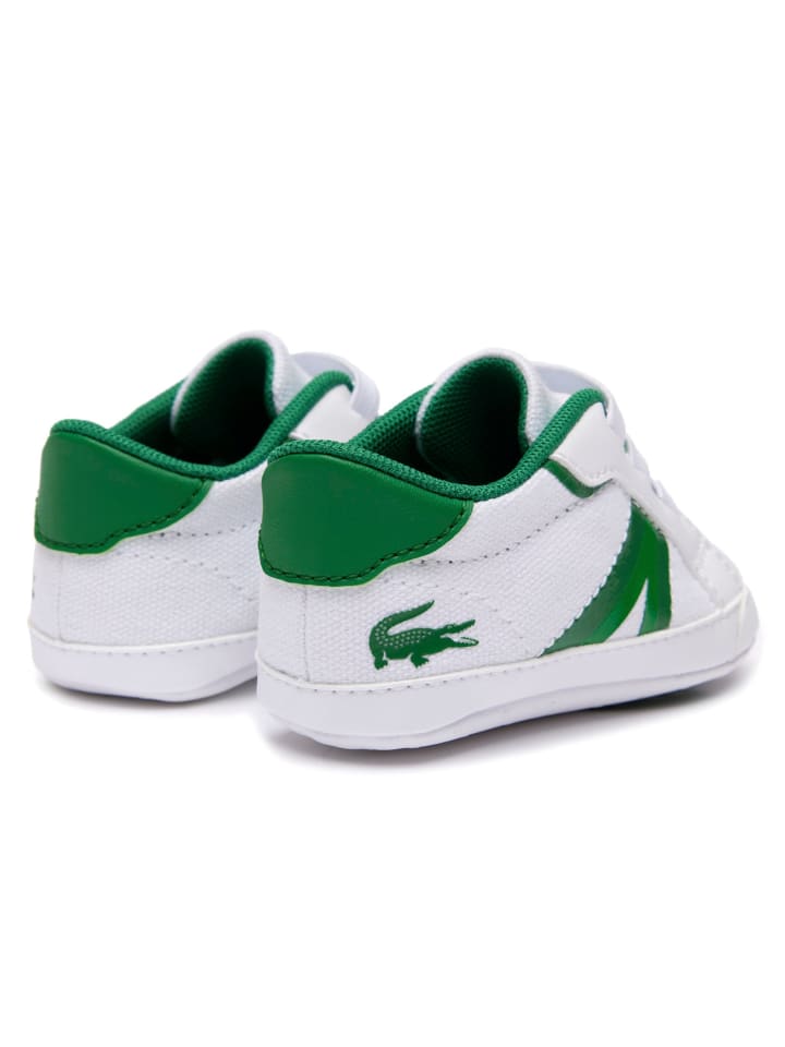 Lacoste Krabbelschuhe in Weiß/Grün günstig kaufen