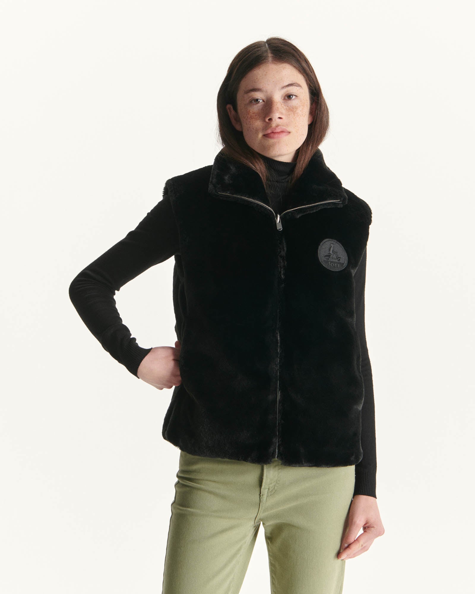 Doudoune sans manches réversible Grand Froid Noir Daria 2.0