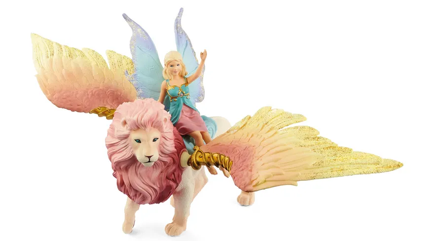 Schleich 70714 - bayala - Elfe auf geflügeltem Löwe