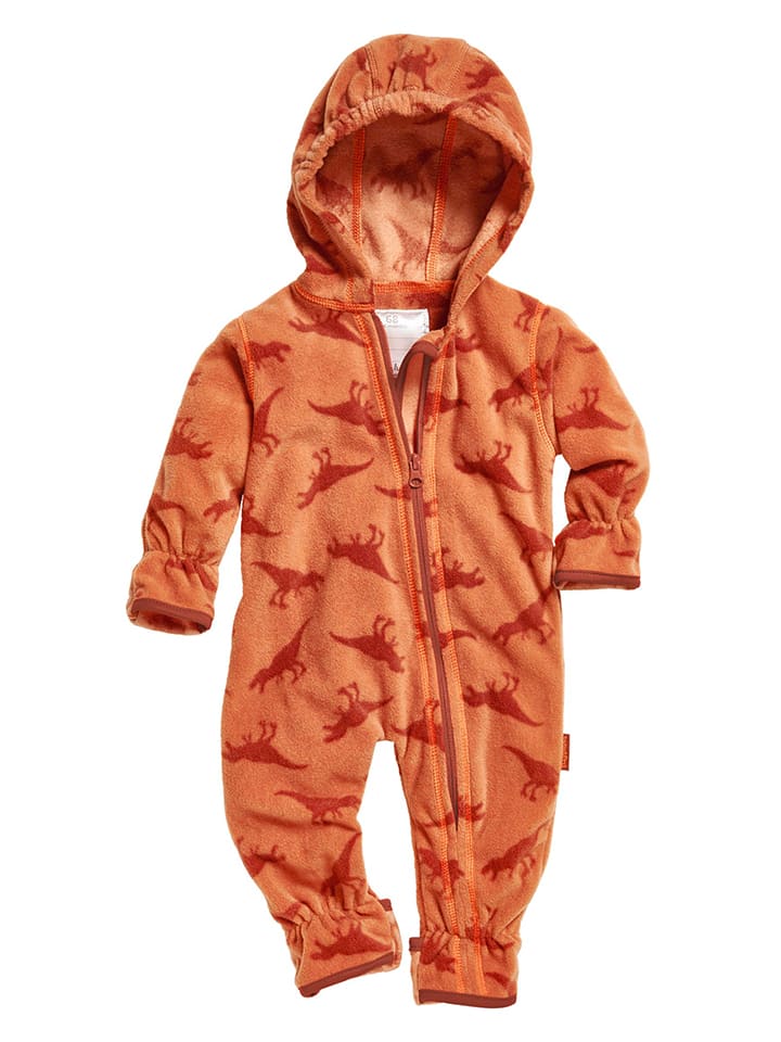 Playshoes Fleece-Overall in Orange günstig kaufen