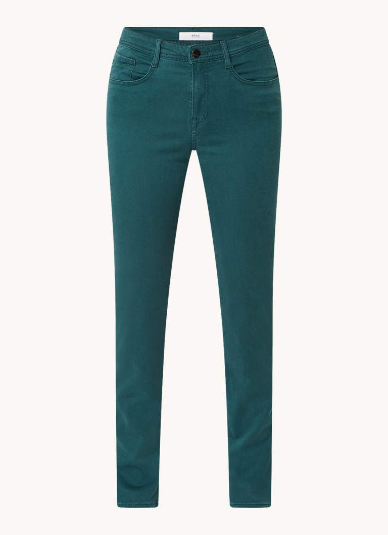 BRAX  Mary mid waist slim fit chino in lyocellblend met stretch