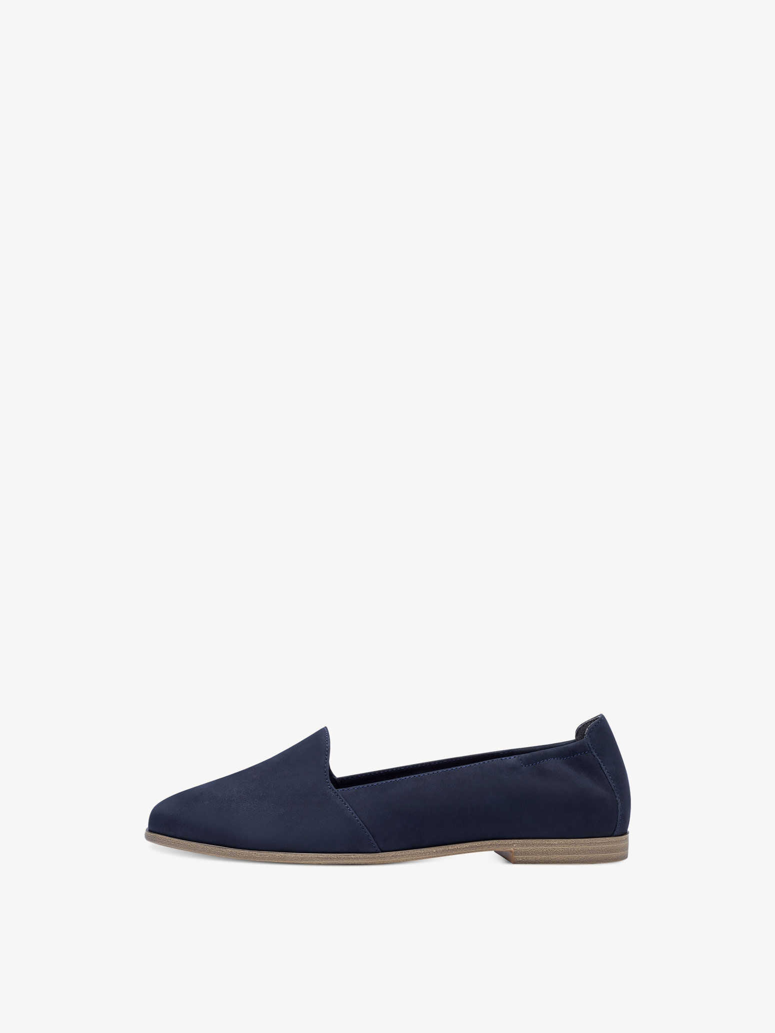 Slipper en cuir - bleu