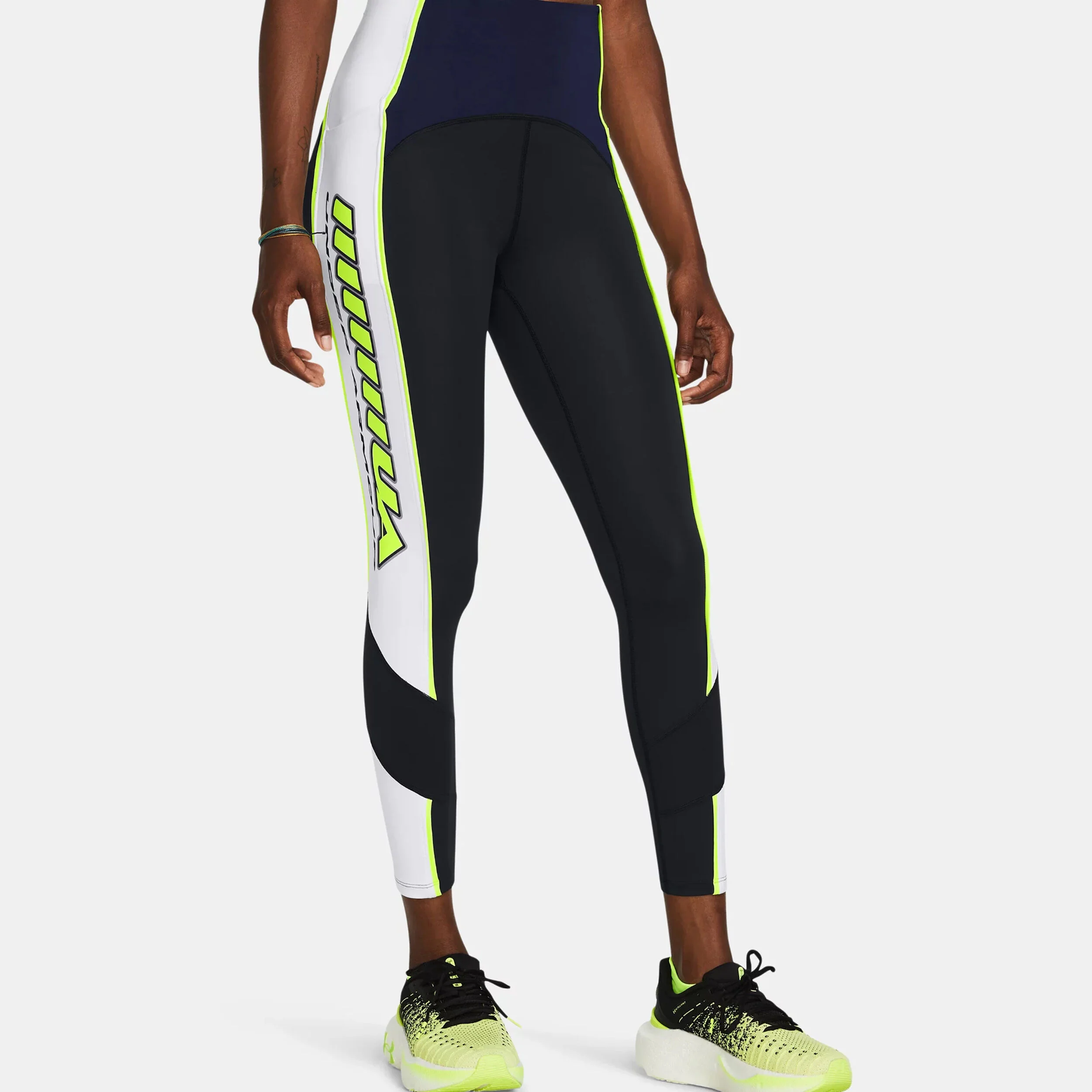 Run Everywhere Ankle Tight Damen - Schwarz, Dunkelblau