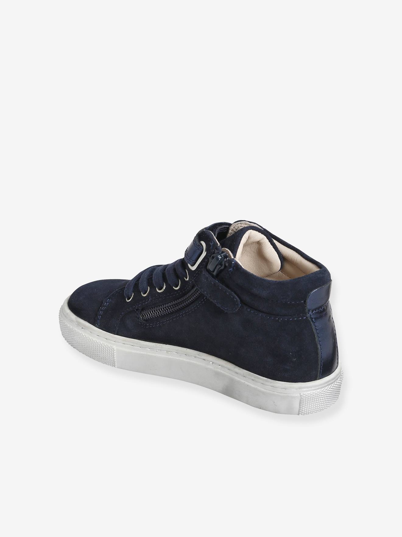 Vertbaudet Hohe Mädchen Sneakers - marine