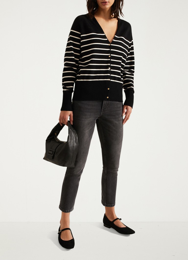 Cardigan Phase Eight Nina cu dungi fine tricotate