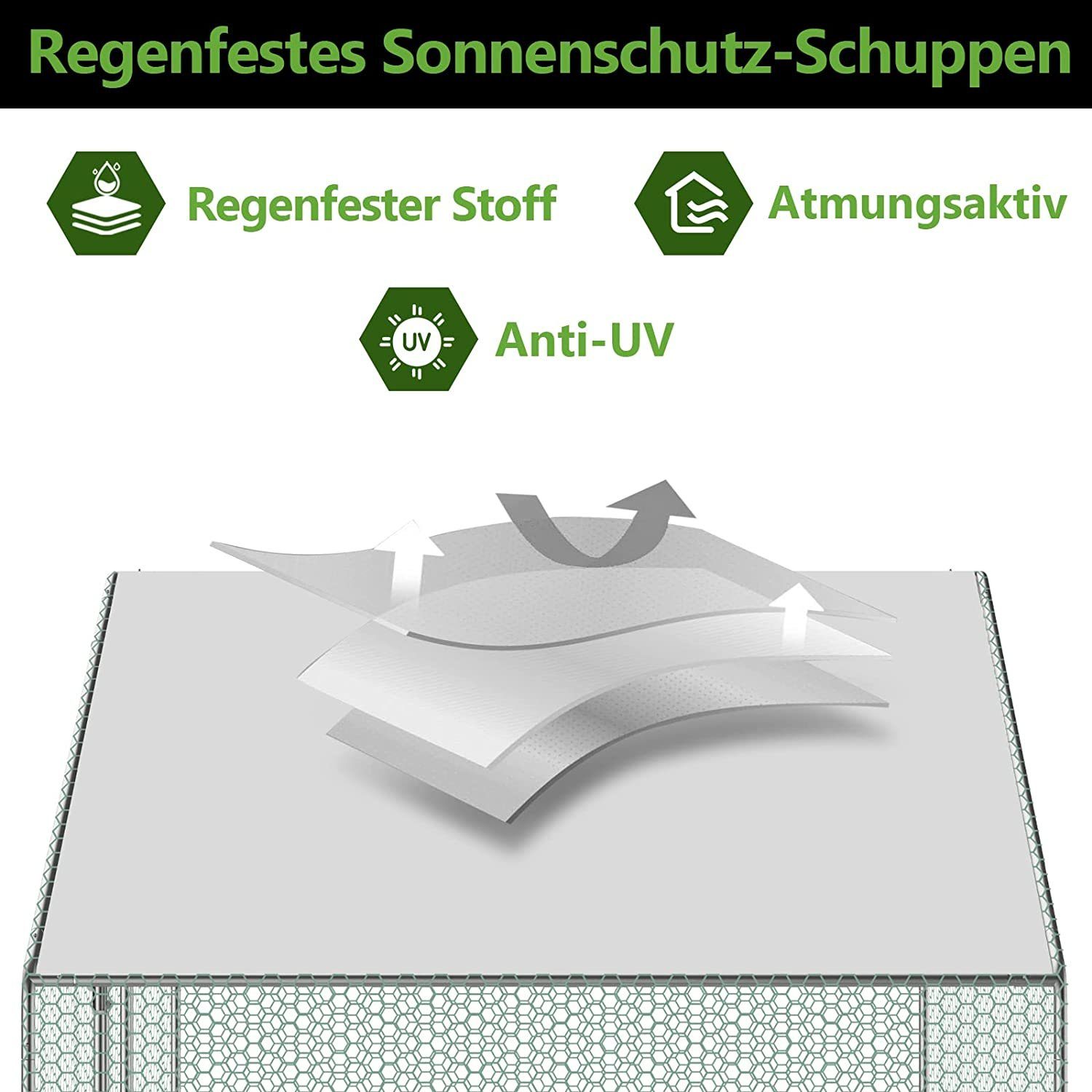 Clanmacy Hühnerstall Hühnerstall Freilaufgehege Freigehege Voliere Kleintierstall