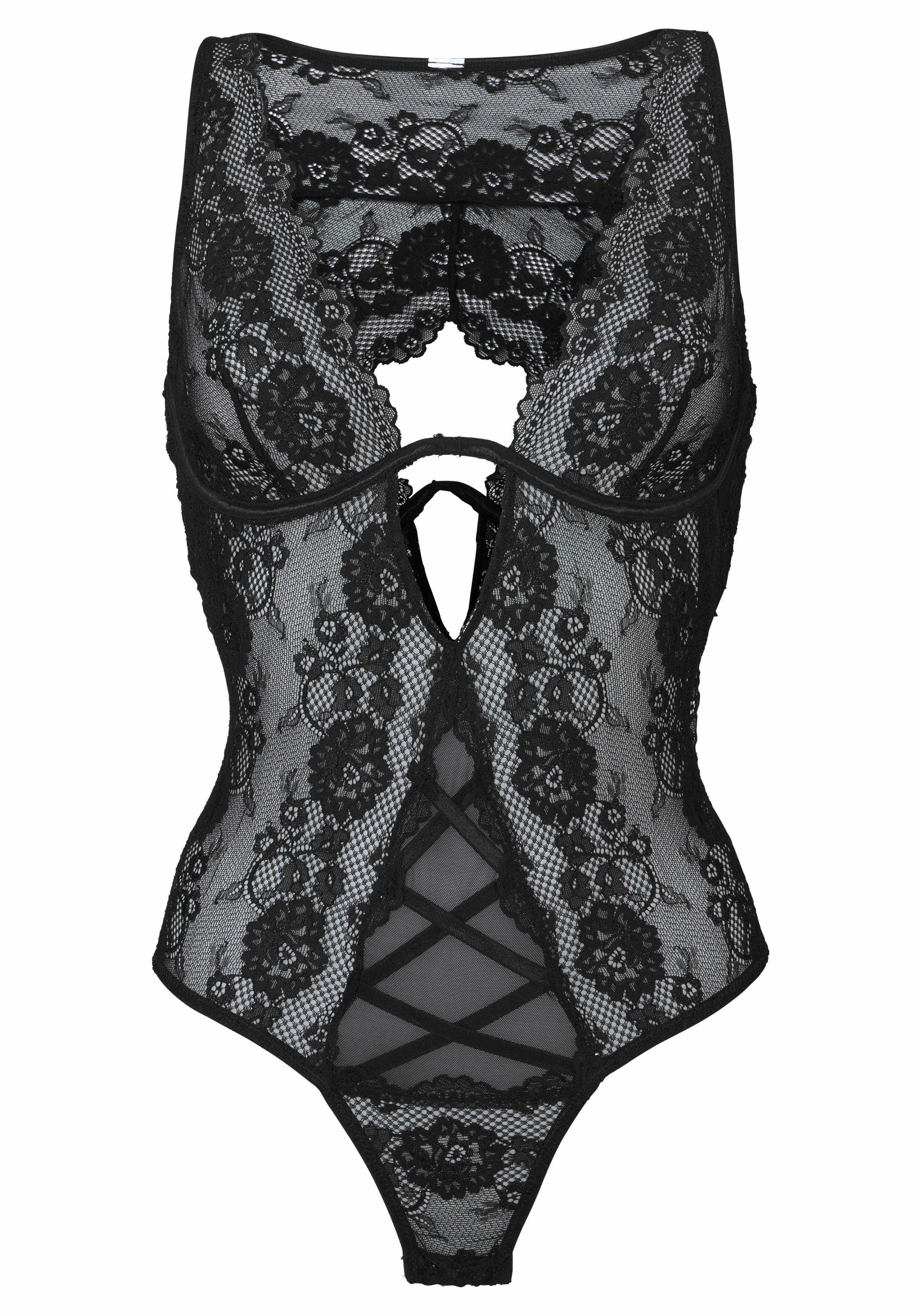 JETTE Body mit Bügel, sexy Dessous