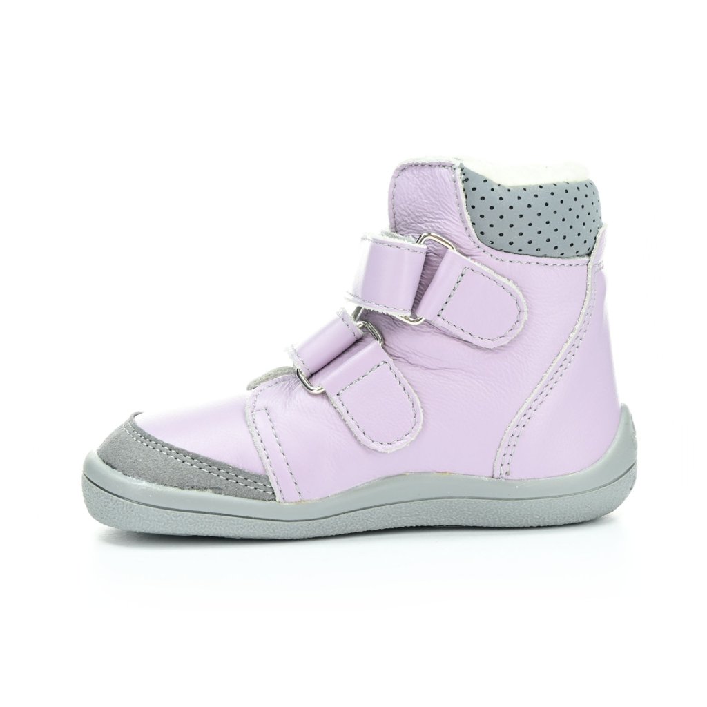 Beda Jasmine (BF 0004/W/SO/MK) lila Winter-Barfußstiefeletten