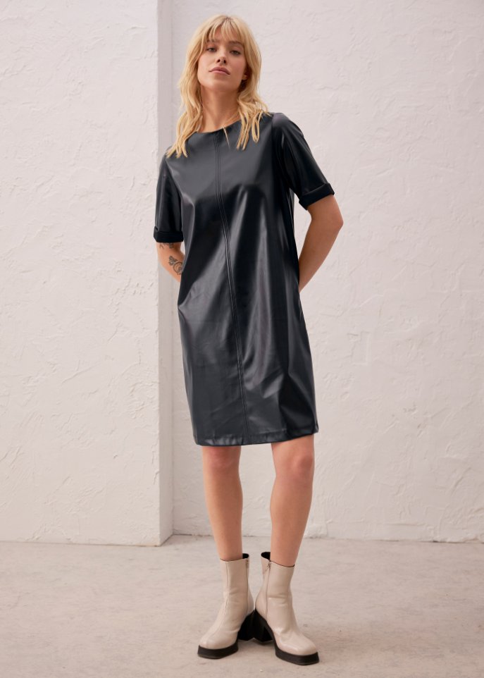 Kleid aus Lederimitat