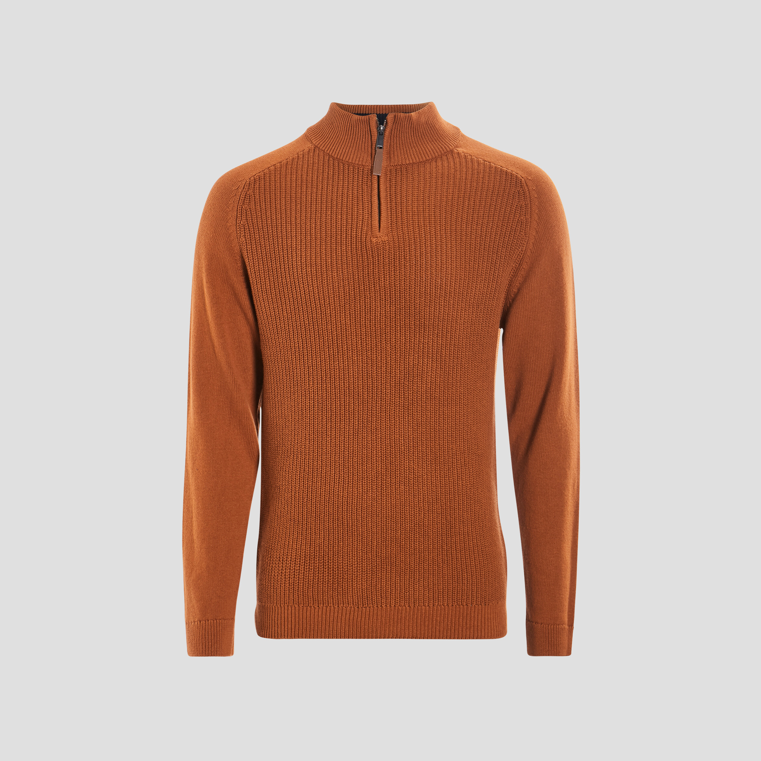 Pull camionneur zippé camel homme | La Halle