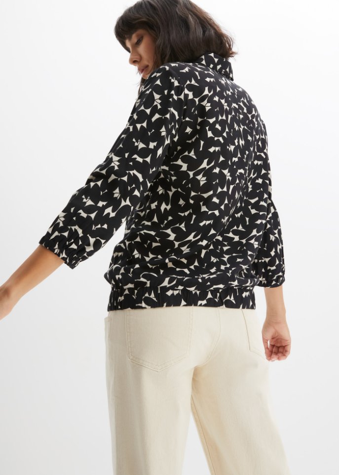 Bluse mit 3/4-Arm