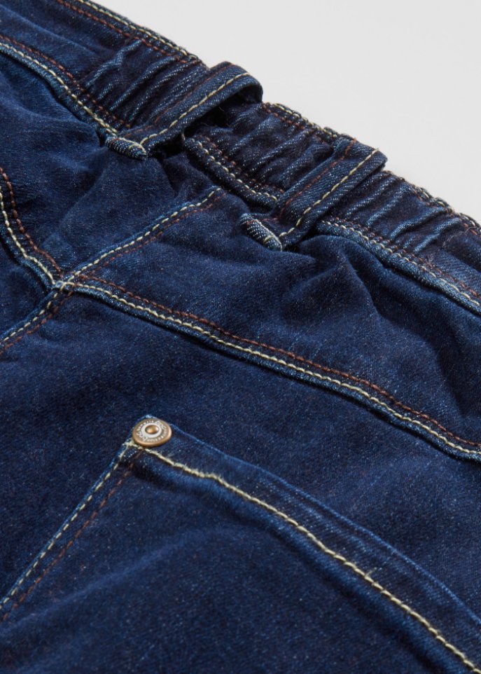Stretch-Jeans mit extra weitem Bein und Bequembund