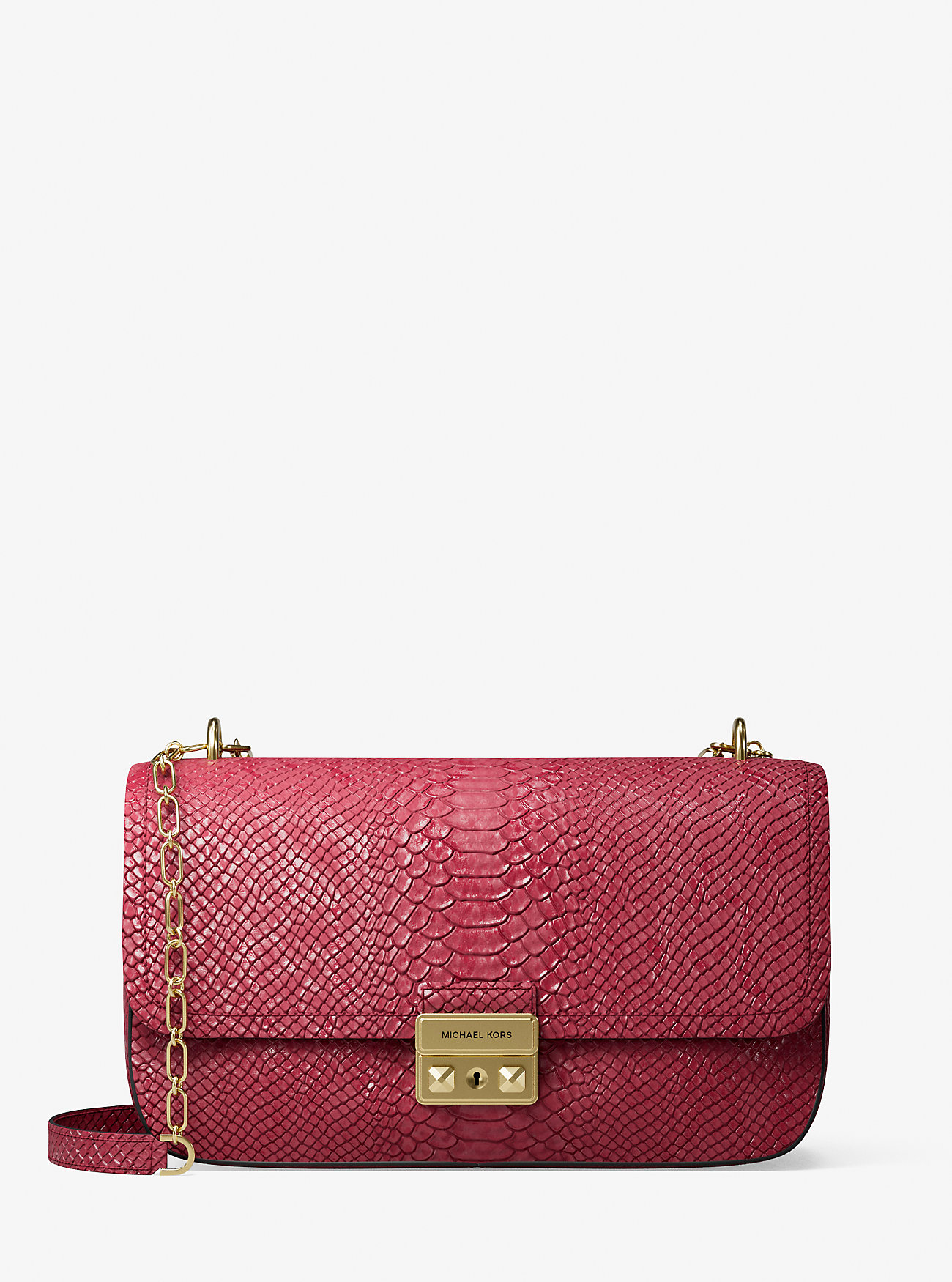 Tribeca stor slangepreget skinnskulderveske - MULBERRY