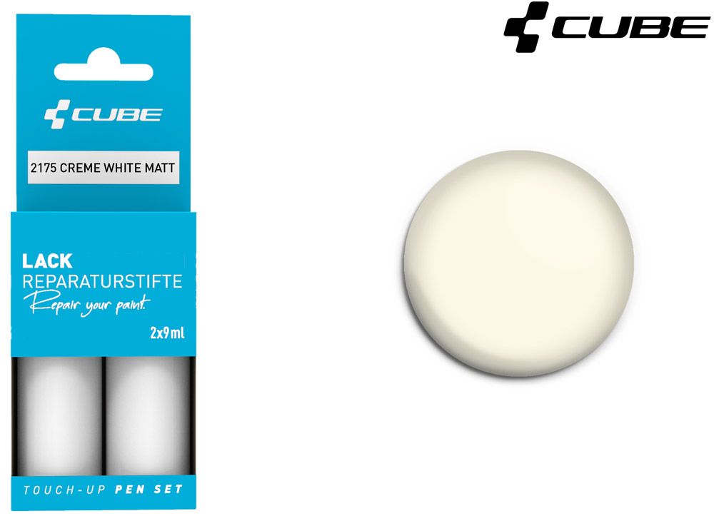 Cube Lackreparaturstift Set CREME WHITE matt kaufen | Bike-Discount