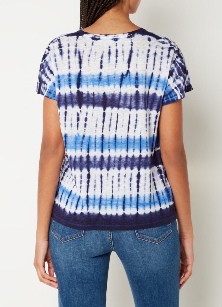 T-shirt in lino Gerard Darel Melane con stampa tie-dye