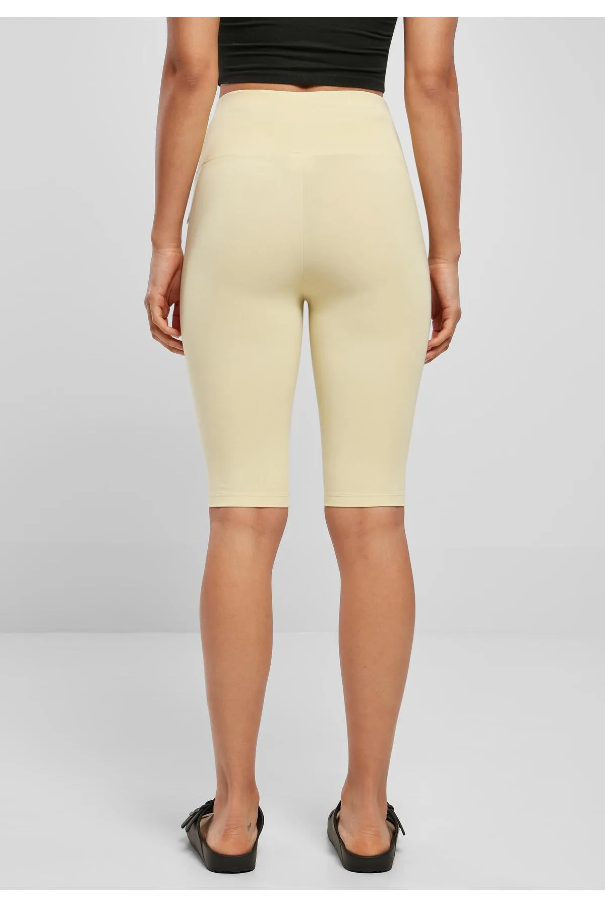 Urban Classics  Kurze Sporthose - Gelb - Hoher Bund