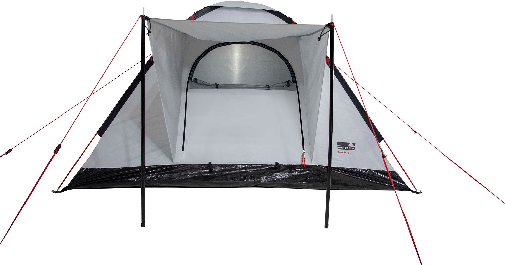 High Peak Kuppelzelt Zelt Beaver 3, Personen: 3 (mit Transporttasche)
