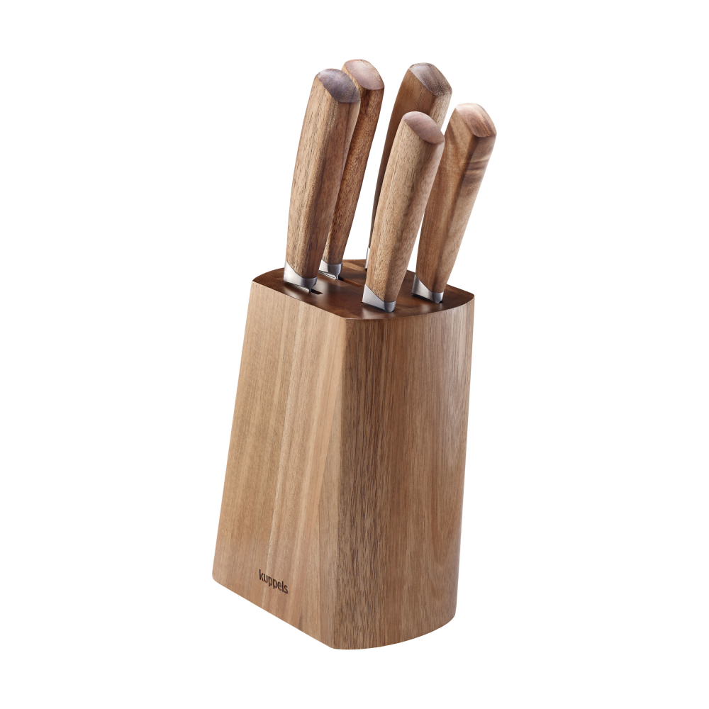 Messerblock-Set Wood 5-teilig
