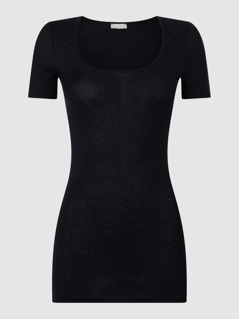 T-Shirt aus Baumwolle Modell Ultralight in schwarz