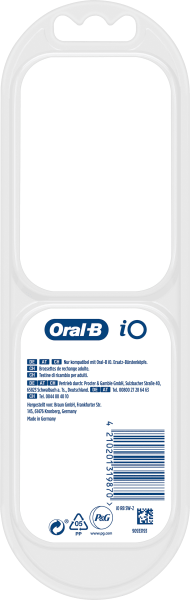 Aufsteckbürsten iO sanfte Reinigung, 2 St