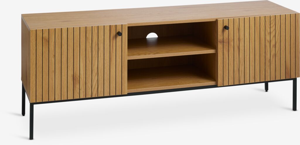 HEMDRUP TV cabinet HEMDRUP 2 doors in oak color