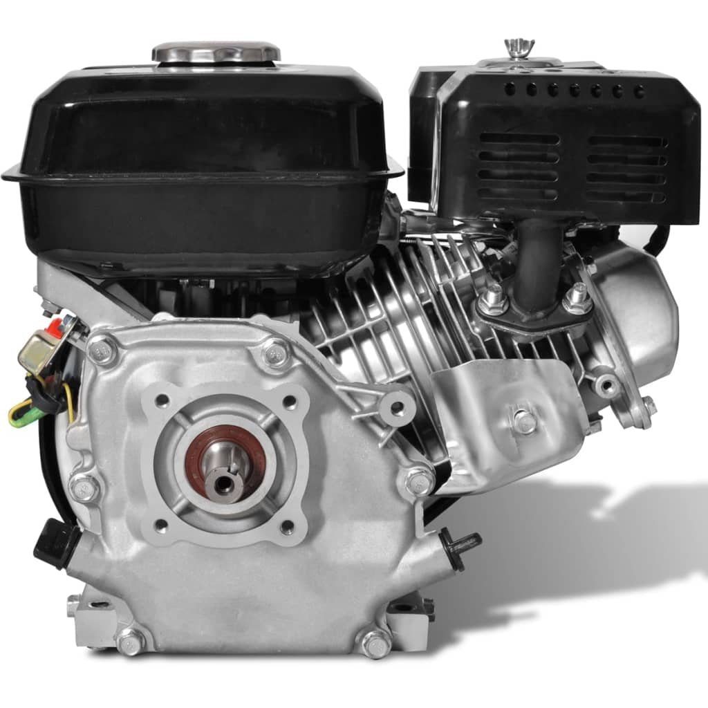 vidaXL Stromerzeuger Benzinmotor 6,5 PS 4,8 kW Schwarz