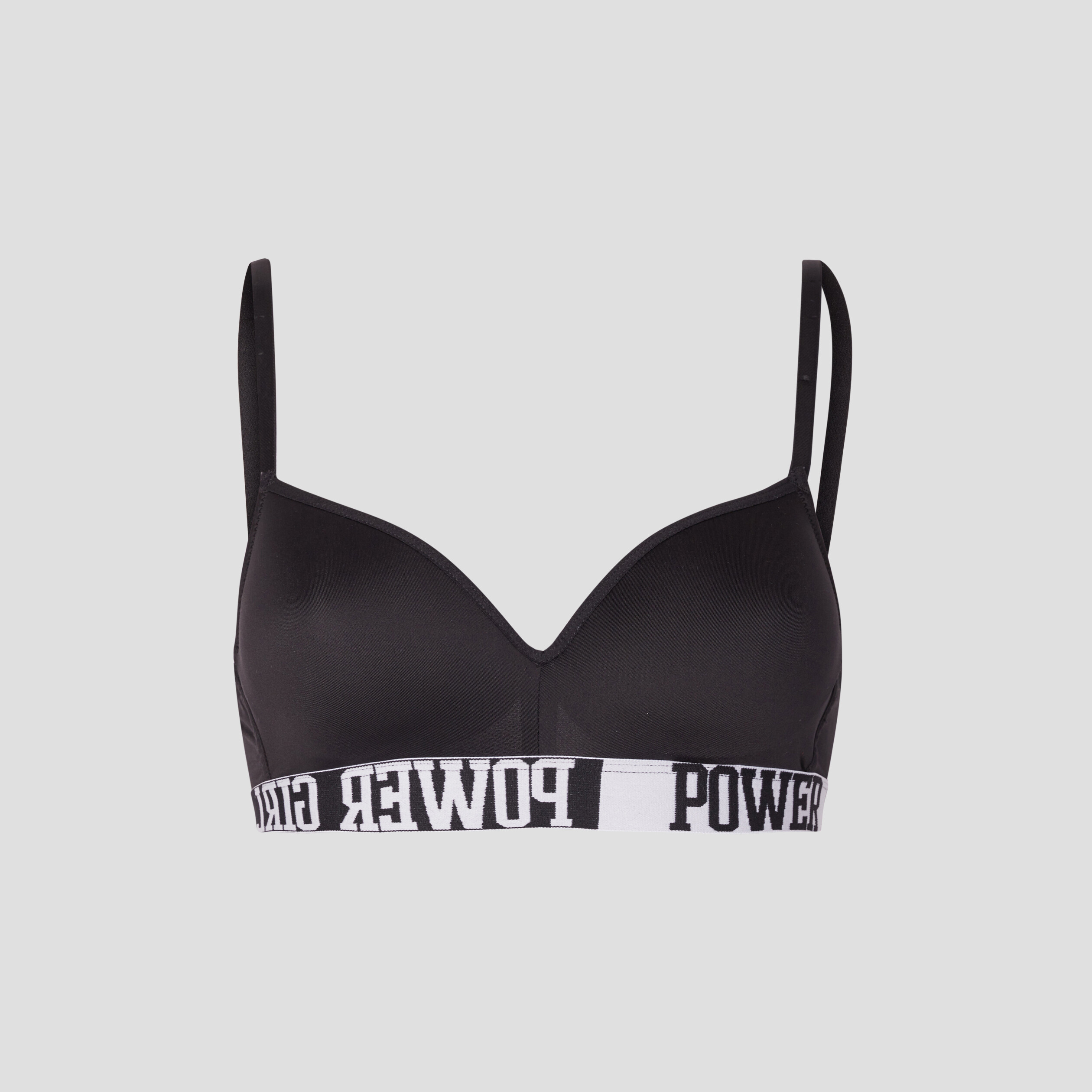 Soutien-gorge triangle microfibre noir femme | La Halle
